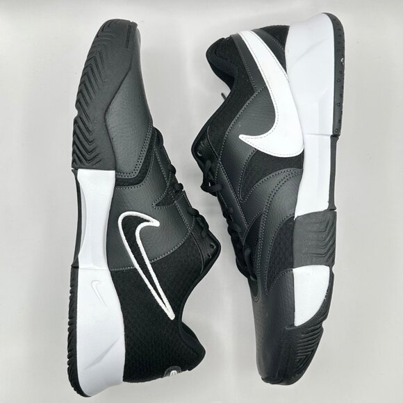 Men's Nike Court Lite 4 Tennis Shoes Sneakers Black/White FD6574-001 Sz 13 NEW - Picture 7 of 9